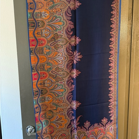 Colorful Paisley Scarf - Picture 3 of 7